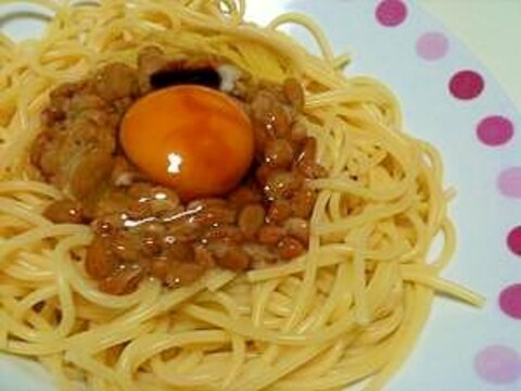 簡単ヘルシー納豆パスタ